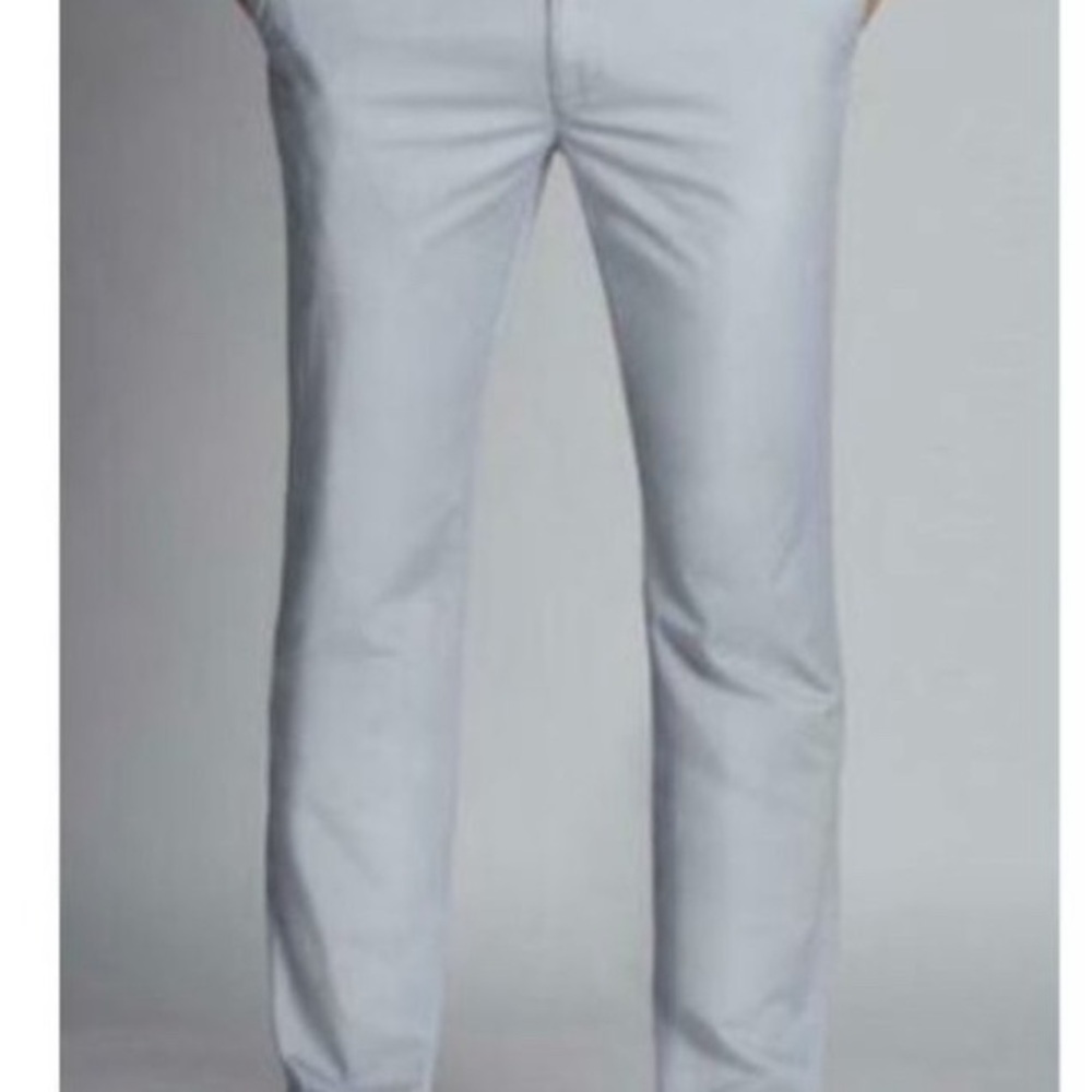 Vineyard Vines Gray Slim Breaker Cotton Pants
